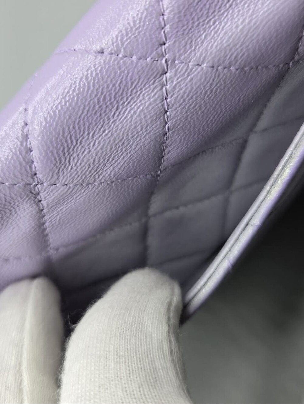 🟣Chanel Purple Learher Clutch/Wallet🟣 - Picture 9 of 16